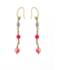 PRANELLA LEXIE CERISE EARRINGS