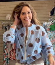 Load image into Gallery viewer, LARGE POLKA DOT BOMBER - 2 colours
