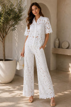 Load image into Gallery viewer, PORTO TROUSER SUIT - WHITE, BLACK
