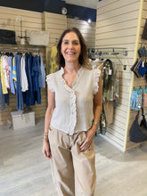 Load image into Gallery viewer, AMALFI RUFFLE EDGE WAISTCOAT / TOP - 4 COLOURS
