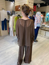 Load image into Gallery viewer, SEVILLE SILK TWO PIECE TWIN SET - COCOA
