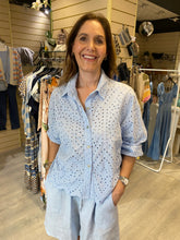 Load image into Gallery viewer, BRODERIE ANGLAISE SHIRT - 3 COLOURS
