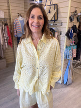 Load image into Gallery viewer, BRODERIE ANGLAISE SHIRT - 3 COLOURS
