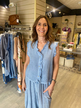 Load image into Gallery viewer, AMALFI RUFFLE EDGE WAISTCOAT / TOP - 4 COLOURS
