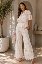 Load image into Gallery viewer, PORTO TROUSER SUIT - CREAM , BLACK
