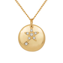 Load image into Gallery viewer, Caramel Jewellery Gold Triple Layered Disc Necklace
