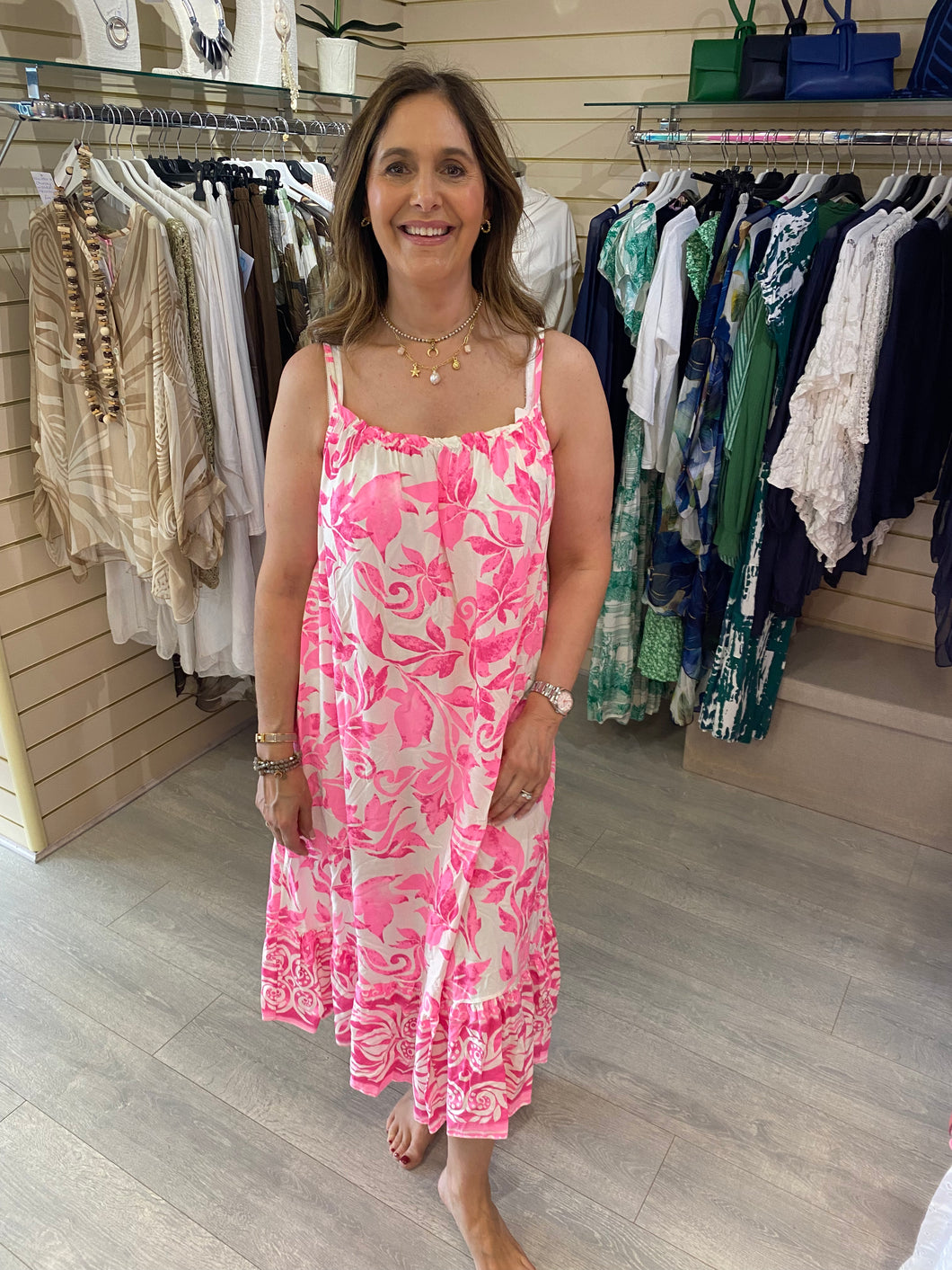 Bali Maxi Dress Pink