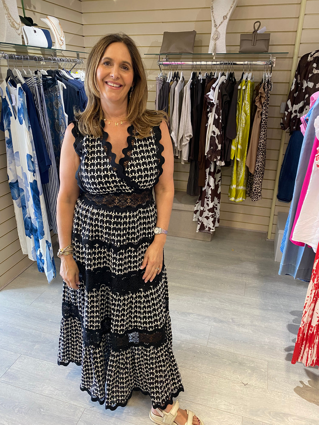 Flamenco maxi dress