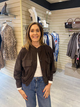 Load image into Gallery viewer, Fine needle cord bomber jacket
