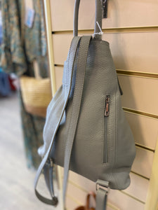 MILA BACKPACK - SILVER GREY