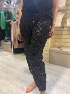 Womens sequin joggers hotsell